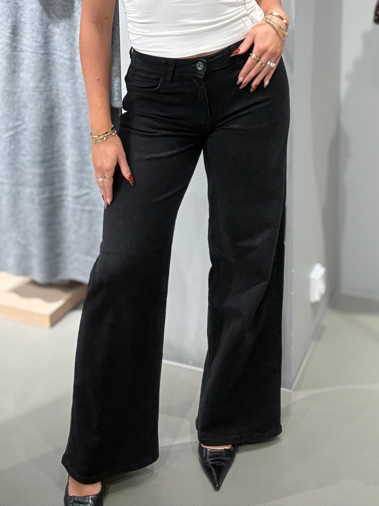 NMKENZIE Jeans - Washed Black